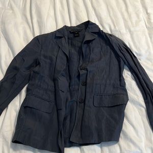 Marc by Marc Jacobs navy blue linen blazer